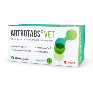 Suplemento Alimentar Astrotabs® Vet<BR>- Uso Oral<BR>- 30 Comprimidos<BR>- 33g<BR>- Avert
