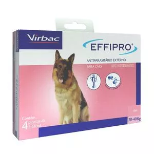 Effipro Cães<BR>- Uso Tópico<BR>- 4 Pipetas<BR>- Vetline