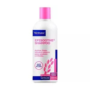 Episoothe Shampoo<BR>- Uso Tópico<BR>- 250ml<BR>- Vetline