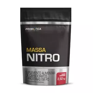 Massa Nitro<BR>- Morango<BR>- 2,52Kg<BR>- Probiótica