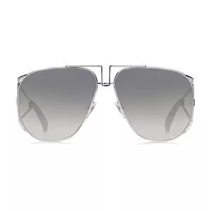 Óculos De Sol Arredondado<BR>- Cinza & Prateado<BR>- Givenchy