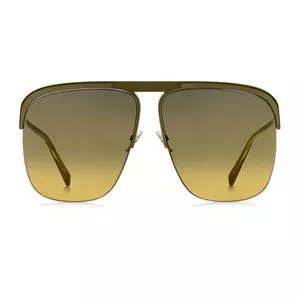 Óculos De Sol Quadrado<BR>- Verde & Verde Militar<BR>- Givenchy