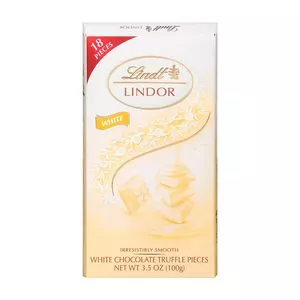 Chocolate Lindor Singles<BR>- Branco<BR>- 100g<BR>- Lindt