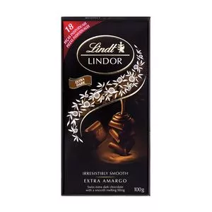 Chocolate Lindor Singles 60% Dark<BR>- 100g<BR>- Lindt