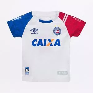 Camisa Bahia 2019<BR>- Branca & Azul<BR>- Umbro