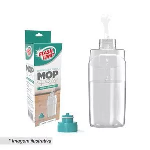 Dispenser Para Mop Spray<BR>- Incolor & Verde Água<BR>- 400ml<BR>- Euro Homeware