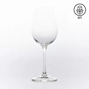 Jogo De Taças Para Vinho Branco Helena<BR>- Cristal<BR>- 6Pçs<BR>- 250ml<BR>- Gremax