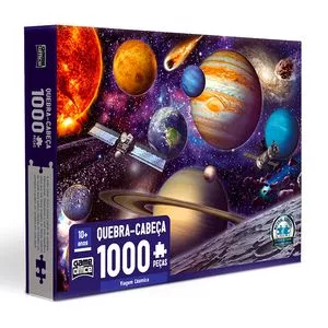 Quebra<BR>- Cabeça Viagem Cósmica<BR>- Preto & Roxo<BR>- 1000Pçs<BR>- Toyster