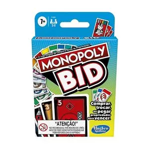 Jogo Monopoly® Bid<BR>- Azul & Verde<BR>- 110Pçs<BR>- Hasbro