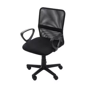 Cadeira Office Dublin<BR>- Preta<BR>- 93x58x53cm<BR>- Or Design
