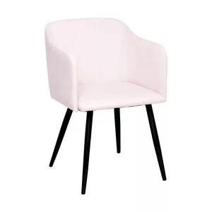 Cadeira Charla<BR>- Bege & Preta<BR>- 80x54,5x46cm<BR>- Or Design