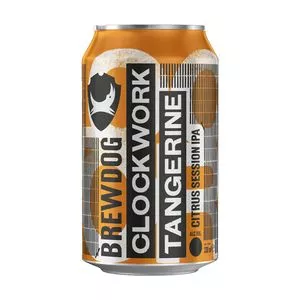 Cerveja Brewdog Clockwork Tangerine IPA<BR>- Escócia<BR>- 330ml