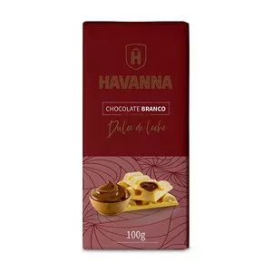 Chocolate Em Tablete<BR>- Branco<BR>- 100g<BR>- Havanna