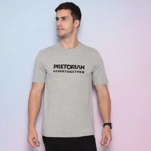 Camiseta Pretorian<BR>- Cinza & Preta
