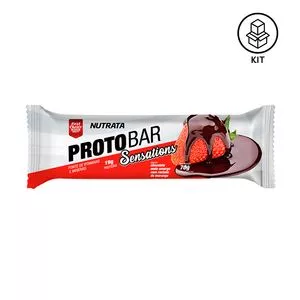 Protobar Sensations<BR>- Chocolate Meio Amargo<BR>- 8 Unidades<BR>- Nutrata
