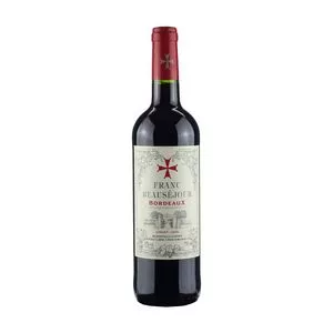 Vinho Franc Beausejour Tinto<BR>- Cabernet Sauvigon, Merlot, Malbec<BR>- 2019<BR>- França, Bordeaux<BR>- 750ml<BR>- Franc Beauséjour