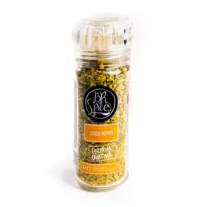 Moedor Lemon Pepper<BR>- 70g<BR>- BR Spices
