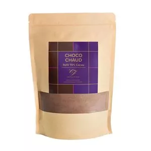 Refil Choco Chaud<br /> - 70% Cacau<br /> - 600g<br /> - Chocolat Du Jour