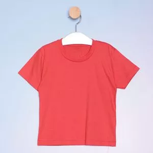 Camiseta Básica<BR>- Vermelha