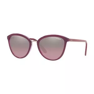 Óculos De Sol Gatinho <BR>- Rosa Escuro & Roxo Escuro<BR>- Vogue