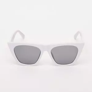 Óculos De Sol Gatinho<BR>- Preto & Branco