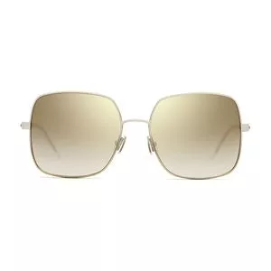 Óculos De Sol Quadrado<BR>- Dourado<BR>- Hugo Boss