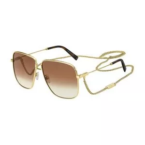Óculos De Sol Quadrado<BR>- Dourado<BR>- Givenchy