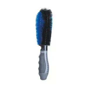 Escova Para Limpeza De Rodas<BR>- Preta & Azul<BR>- 30cm<BR>- Tramontina