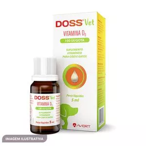 Suplemento Vitamínico Doss® Vet<BR>- Uso Oral<BR>- 5ml<BR>- Avert