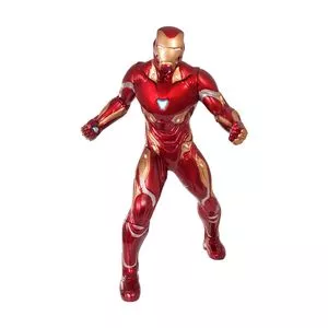 Boneco Homem De Ferro® Infinity<BR>- Vermelho Escuro & Dourado<BR>- 65x46x18,5cm<BR>- Marvel