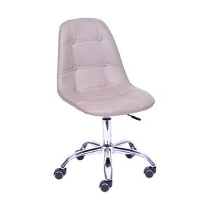 Cadeira Eames DKR Botonê<BR>- Fendi & Prateada<BR>- 83x44x39cm<BR>- Or Design