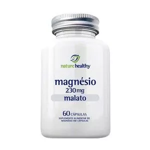 Magnésio Dimalato<BR>- 60 Cápsulas<BR>- Nature Healthy