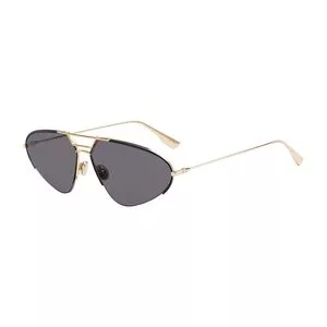 Óculos De Sol Aviador<BR>- Preto & Dourado<BR>- Dior