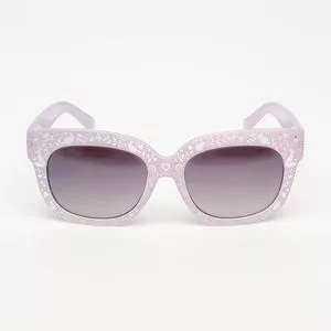 Óculos De Sol Quadrado<BR>- Vinho & Lilás<BR>- Triton Eyewear
