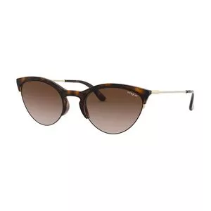 Óculos De Sol Gatinho<BR>- Marrom & Dourado<BR>- Oakley