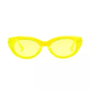 Óculos De Sol Gatinho<BR>- Verde Limão<BR>- Les Bains Paris