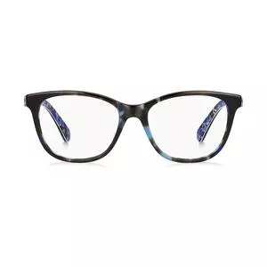 Armação Arredondada Para Óculos De Grau<BR>- Preta & Azul<BR>- Kate Spade