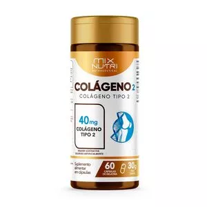 Nutraceutical Colágeno Tipo II<BR>- 60 Cápsulas<BR>- Mix Nutri