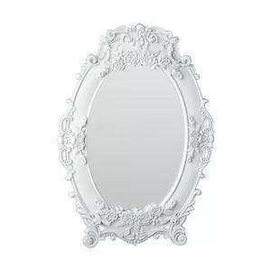 Espelho Provence<BR>- Branco<BR>- 30x21,5cm<BR>- Evolux