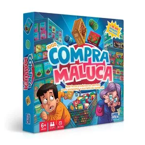 Jogo Compra Maluca<BR>- Azul & Vermelho<BR>- 184Pçs<BR>- Toyster