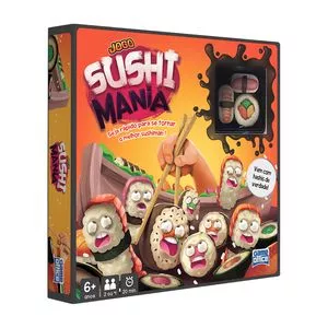 Jogo Sushi Mania<BR>- Laranja & Amarelo<BR>- 97Pçs<BR>- Toyster