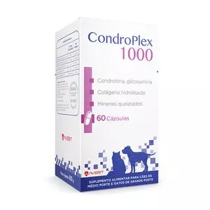 Suplemento Alimentar CondroPlex 1000<BR>- Uso Oral<BR>- 60 Cápsulas<BR>- Avert