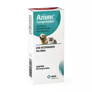 Azium<BR>- Via Oral<BR>- 20 Comprimidos<BR>- Vetline