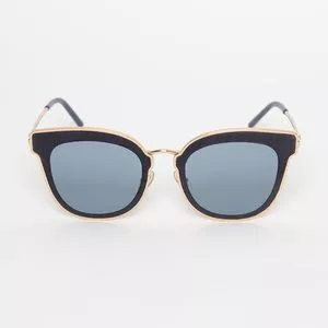 Óculos De Sol Arredondado<BR>- Azul Claro & Azul Marinho<BR>- Jimmy Choo