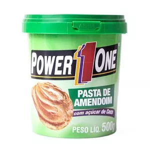 Pasta De Amendoim<BR>- Açúcar De Coco<BR>- 500g<BR>- Power One