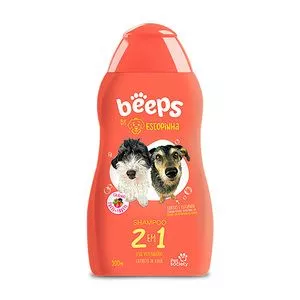 Shampoo 2 Em 1 Beeps<BR>- Tutti-Frutti<BR>- 500ml<BR>- Pet Society