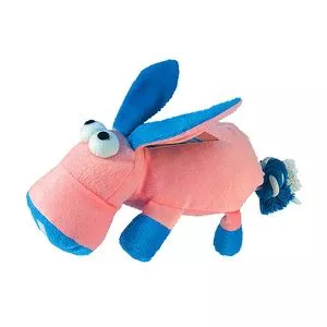 Brinquedo Em Pelúcia Cachorro Luxo<BR>- Rosa & Azul<BR>- 10x58x45cm<BR>- Chalesco