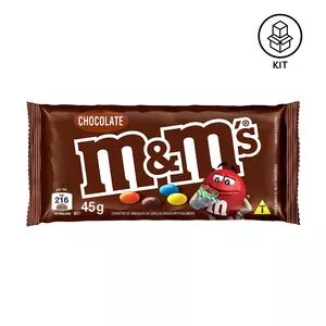 Confeito M&M's Chocolate Ao Leite<BR>- 18 Unidades<BR>- M&M'S®