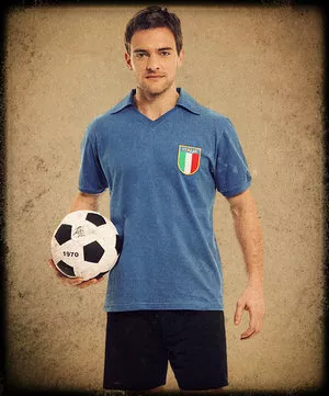 Camiseta Itália 1982 Azul