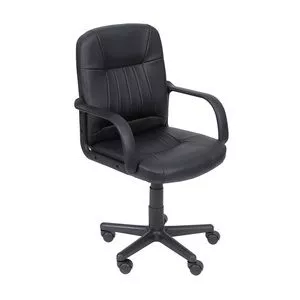 Cadeira Office Presidente<BR>- Preta<BR>- 95,5x57,5x43cm<BR>- Or Design